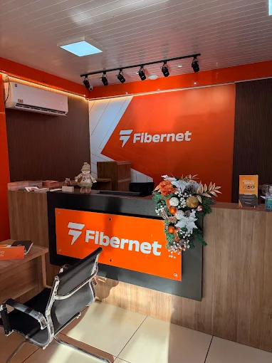 Atendimento na loja Fibernet